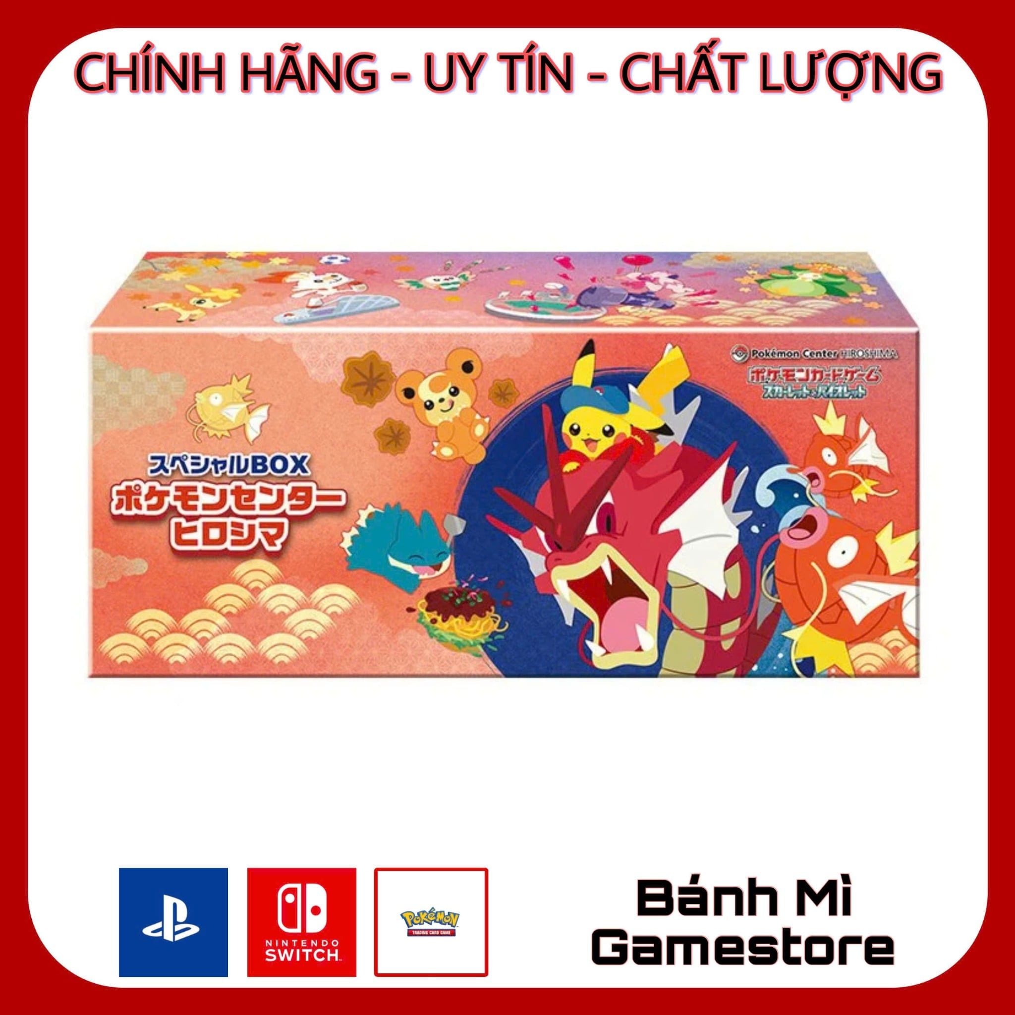 Pokemon TCG: Pokemon Center Special Box Hiroshima 2025 Japanese  Bnh M  Game Store| Cn Game Cht, Nhai am M!