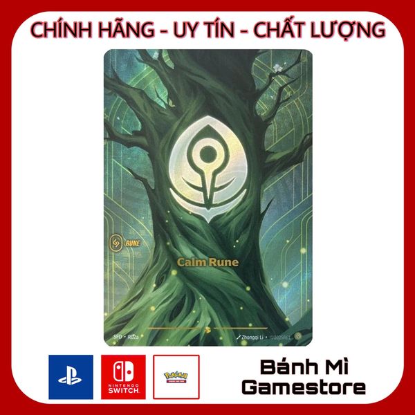 Calm Rune Unleashed Calm Rune (Alternate Art) - Spiritforged (SFD R02a) – Bánh Mì Game ...