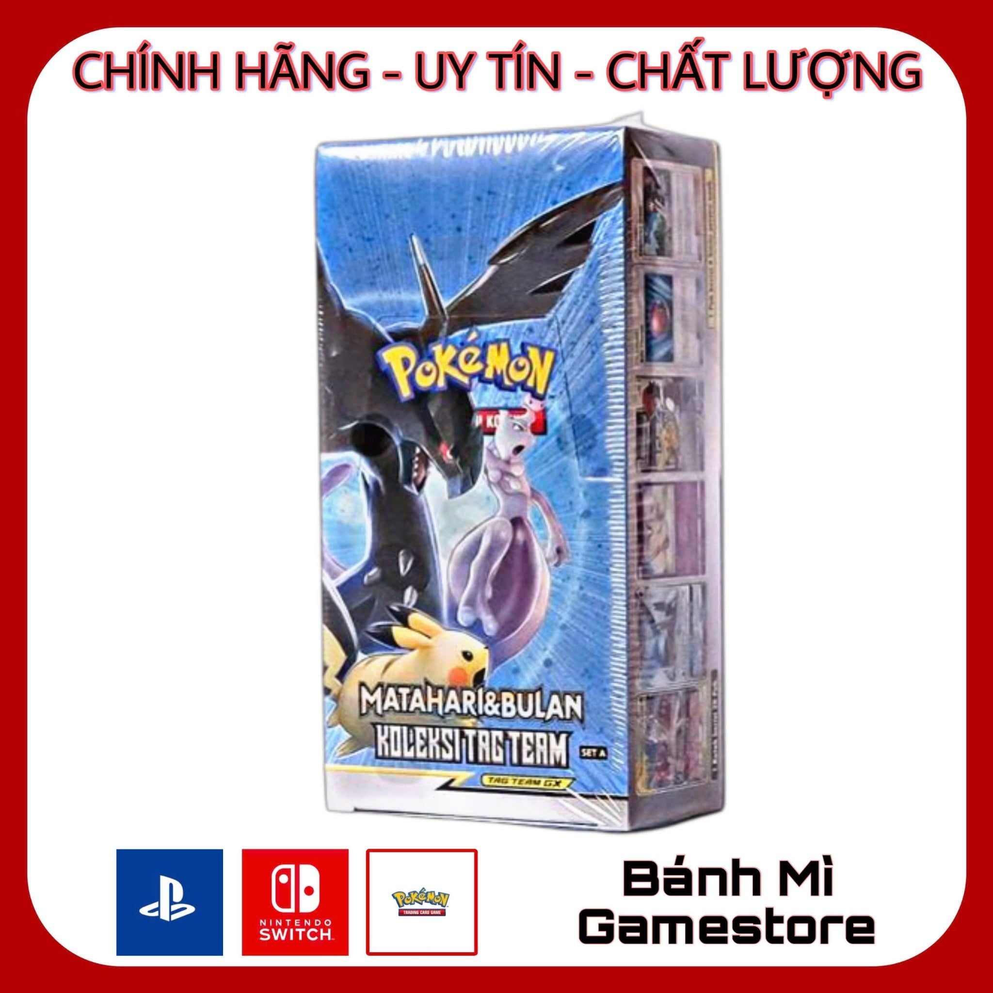 Pokemon TCG: Sun & Moon Tag Team Set A Indonesia Booster Box