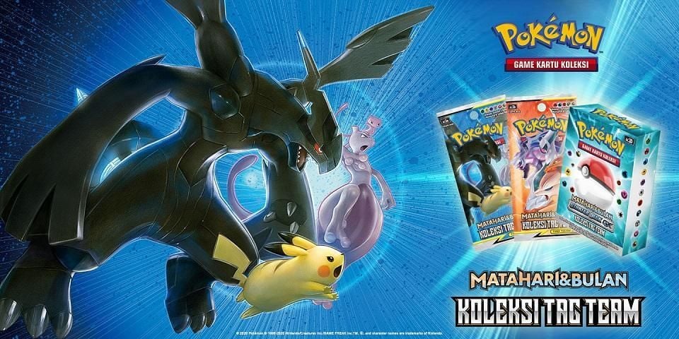 Pokemon TCG: Sun & Moon Tag Team Set A Indonesia Booster Box