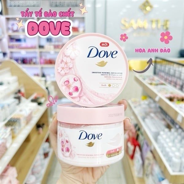 Tẩy tế bào chết Dove smoothie renewal exfoliator 298g