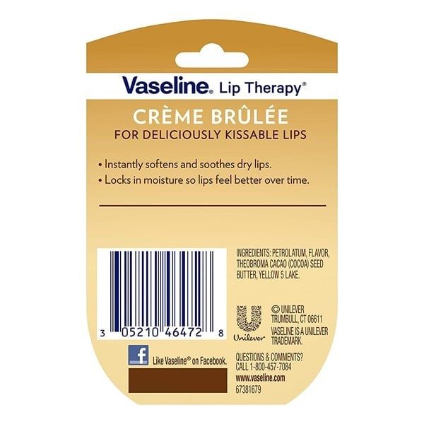 Sáp Dưỡng Vaseline - Creme Brulee 7g ( Không màu)