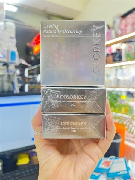 Phấn Phủ Dạng Bột COLORKEY Siêu Mịn Giúp Lớp Trang Điểm Tự Nhiên 8g (C02 Hồng)
