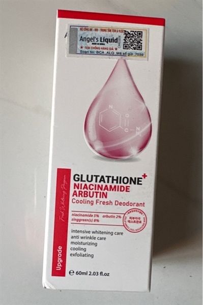 Lăn Khử Mùi 7day Anglel's Liquid Glutathione Niacinamide