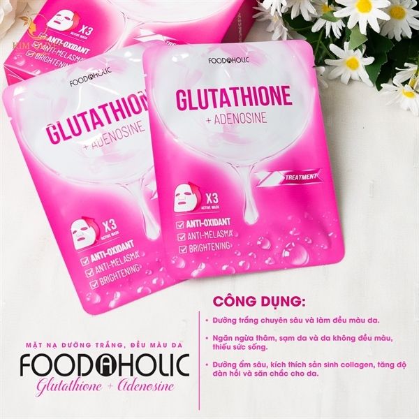 Mặt nạ Foodaholic glutathione adenosine