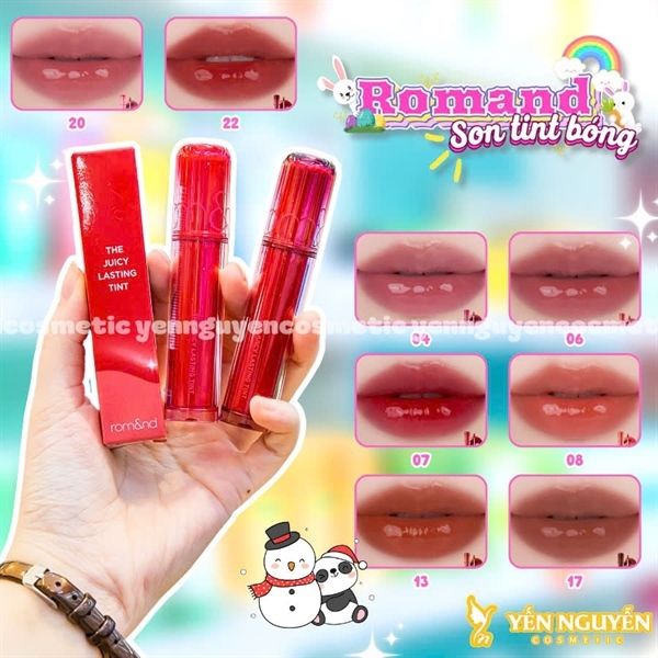 Son Bóng Romand The Juicy Lasting 13 ( Bản Mới)