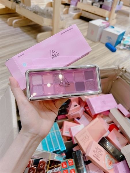 Phấn mắt 3CE New take bảng 12 ô Nâu Tây