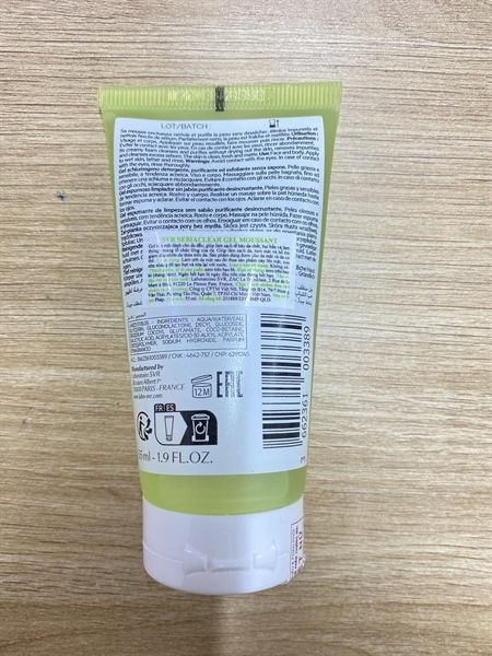 Gel rửa mặt SVR sebiaclear 55ml