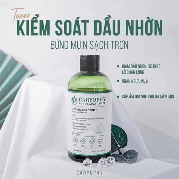 Nước hoa hồng CARYOPHY 300ml (Caryophy Portulaca Toner 300ml)