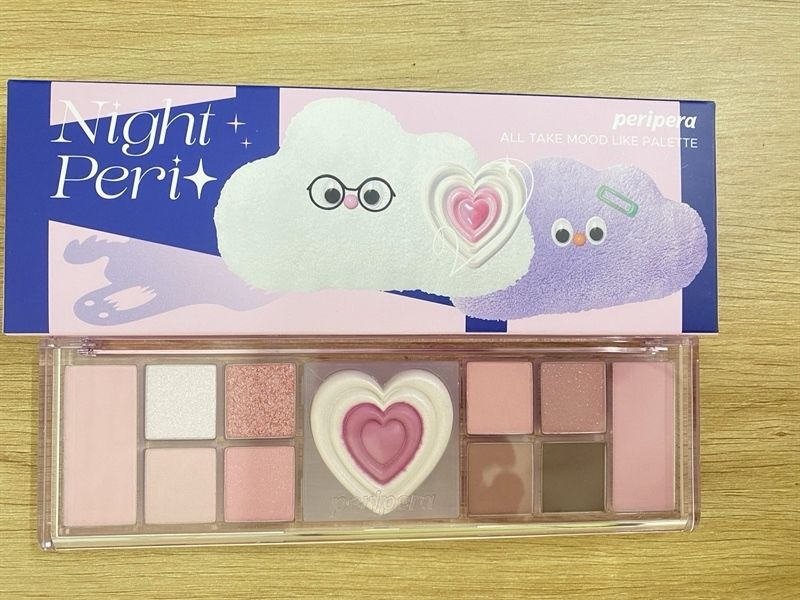 Bảng mắt Peripera all take mood like palette 04 cool blush