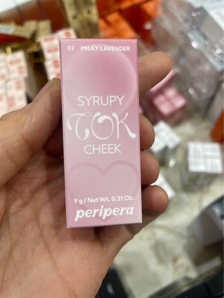 Má hồng kem Peripera syrupy Tok cheek 9g 02