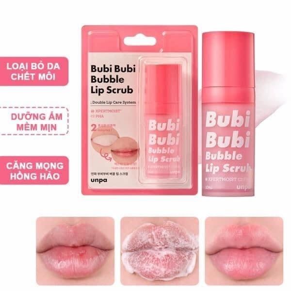 Tẩy Tế Bào Chết Sủi Bọt Cho Môi Unpa Bubi Bubi Bubble Lip Scrub