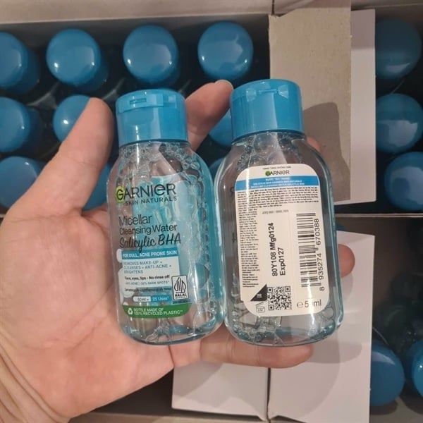 [Mini] Nước Tẩy Trang Garnier Dành Cho Da Dầu Và Mụn 50ml