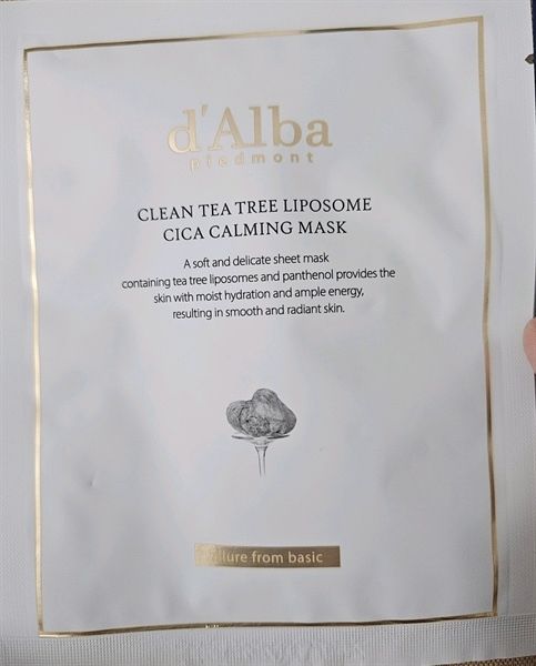 Mặt nạ D'Alba Clean Tea Tree Liposome