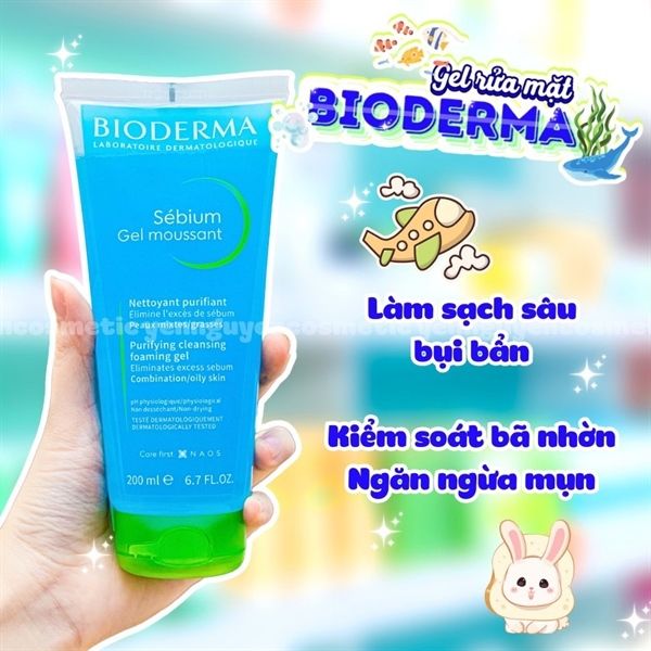 Bioderma sebium gel moussant 200ml
