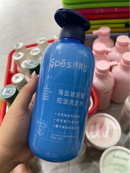 Dầu gội spes sea salt hyaluronic acid oil control 600ml