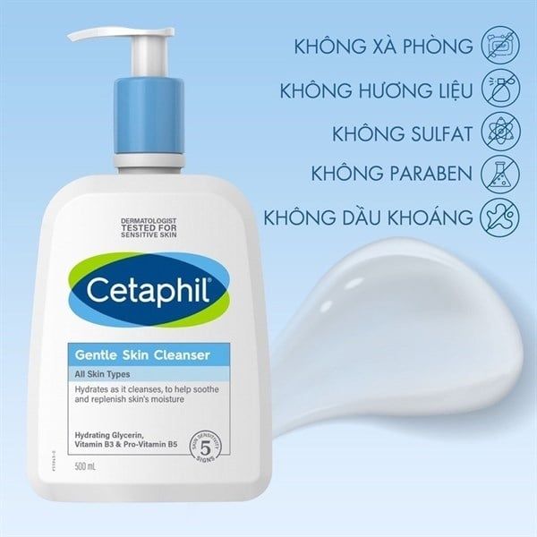 Sữa rửa mặt Cetaphil 500ml