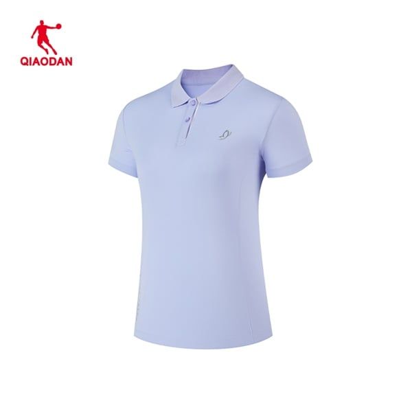 Áo phông nữ Qiaodan, Áo thun nữ thể thao, thấm hút mồ hôi, co giãn 4 chiều, mặc siêu mát