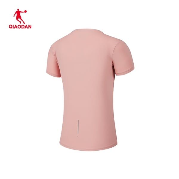 Áo phông Nữ Qiaodan, Áo Thể Thao Ngắn Tay Dệt Kim Nữ Thoáng Mát