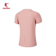 Áo phông Nữ Qiaodan, Áo Thể Thao Ngắn Tay Dệt Kim Nữ Thoáng Mát