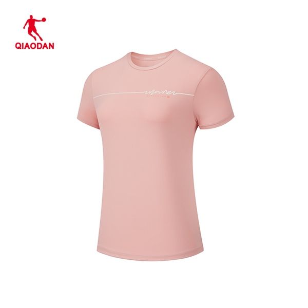 Áo phông Nữ Qiaodan, Áo Thể Thao Ngắn Tay Dệt Kim Nữ Thoáng Mát