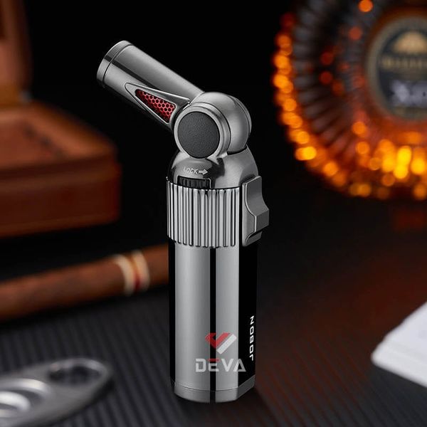 Bật lửa Jobon khò 1 tia cổ xoay 4 nấc có khoá gas ZB-5018