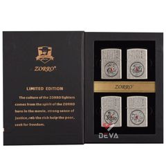Set Bật Lửa Zorro Tứ Đại Thần Thú Cổ Đại Bản Giới Hạn Z151