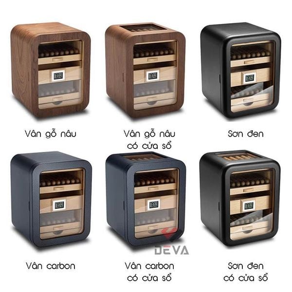 Hộp ủ xì gà 5 tầng gỗ tuyết tùng 110 điếu HC110