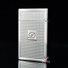 Dupont Xăng Đá Hoạ Tiết Vân Kim Cương Nổi Logo Chữ D D136-DX