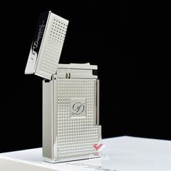 Dupont Xăng Đá Hoạ Tiết Vân Kim Cương Nổi Logo Chữ D D136-DX