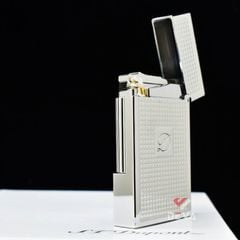 Dupont Xăng Đá Hoạ Tiết Vân Kim Cương Nổi Logo Chữ D D136-DX