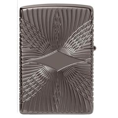 Zippo Armor luxury khắc MultiCut Đính Đá Crystal Black Ice Z149