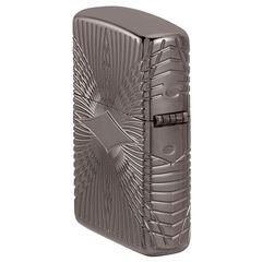 Zippo Armor luxury khắc MultiCut Đính Đá Crystal Black Ice Z149