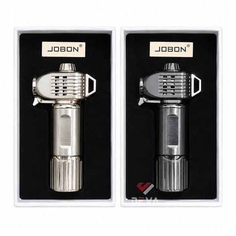Bật lửa gas Jobon khò 3 tia kèm đục Cigar và khóa gas đa dụng ZB A11