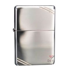 Zippo Bạc Khối Tái Bản 1937 Vintage Chặt Góc Trơn Bóng BK02