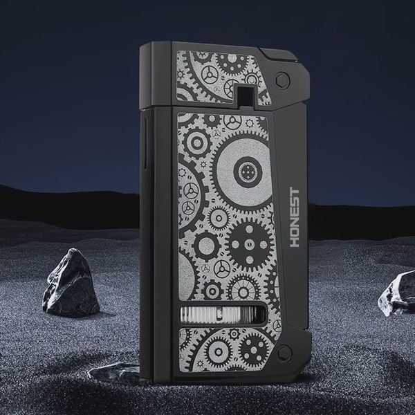 Bật lửa Honest khò 1 tia nắp mở tự động kèm đục Cigar BCZ 836