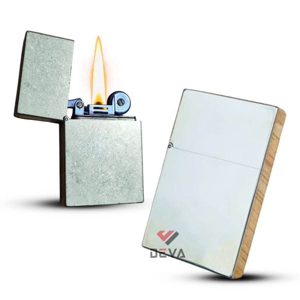Bật lửa xăng đá Zorro vỏ dày dáng slim Z536