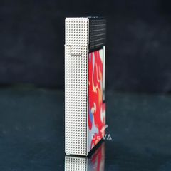 Dupont Hồng Kông Sơn Mài Hoa Văn Nguỵ Trang Camo Ngọn Lửa D206