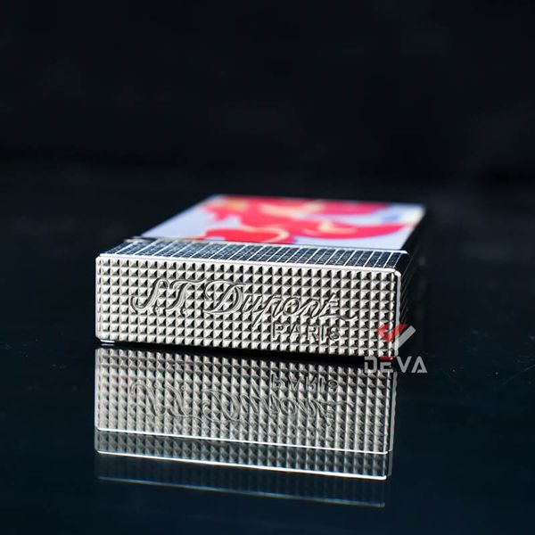 Dupont Hồng Kông Sơn Mài Hoa Văn Nguỵ Trang Camo Ngọn Lửa D206