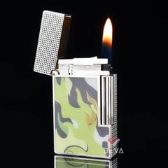 Dupont Hồng Kông Sơn Mài Hoa Văn Nguỵ Trang Camo Ngọn Lửa D206