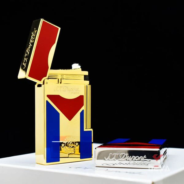 Dupont Xăng Đá Sơn Mài Chủ Đề Lá Quốc Kỳ Cuba D48V-DX