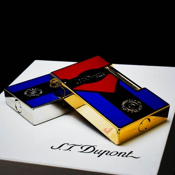 Dupont Xăng Đá Sơn Mài Chủ Đề Lá Quốc Kỳ Cuba D48V-DX