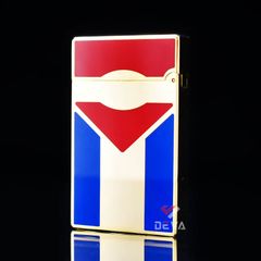 Dupont Xăng Đá Sơn Mài Chủ Đề Lá Quốc Kỳ Cuba D48V-DX