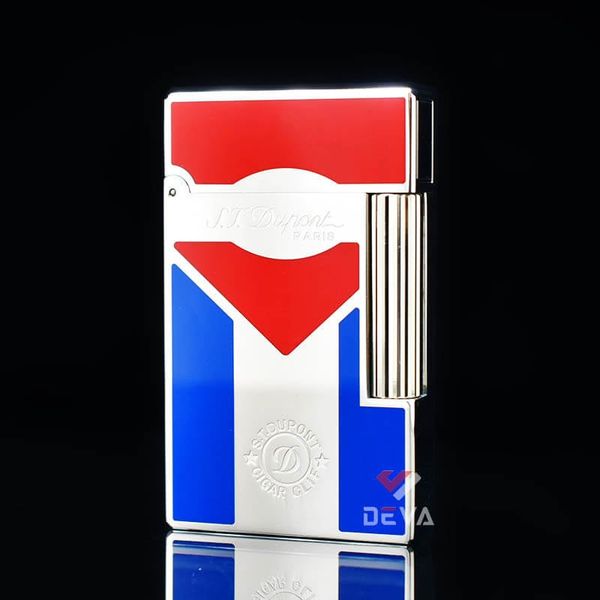 Dupont Xăng Đá Sơn Mài Chủ Đề Lá Quốc Kỳ Cuba D48V-DX