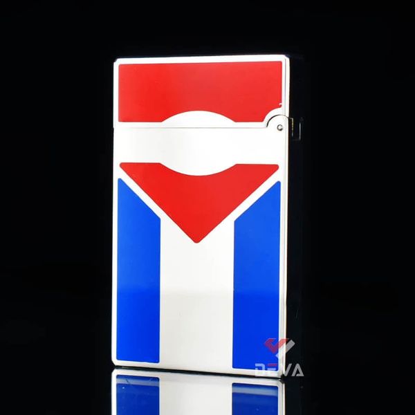 Dupont Xăng Đá Sơn Mài Chủ Đề Lá Quốc Kỳ Cuba D48V-DX