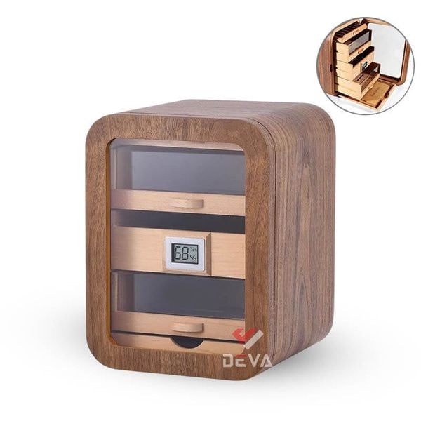 Hộp ủ xì gà 5 tầng gỗ tuyết tùng 110 điếu HC110