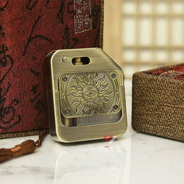 Bật lửa xăng đá chính hãng Honest đánh lửa tự động có chốt khóa an toàn BCZ872