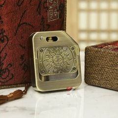 Bật lửa xăng đá chính hãng Honest đánh lửa tự động có chốt khóa an toàn BCZ872
