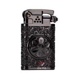 Bật lửa xăng đá Zorro đánh lửa tự động ốp vòng xoay Lục tự Chân Ngôn Z602-102