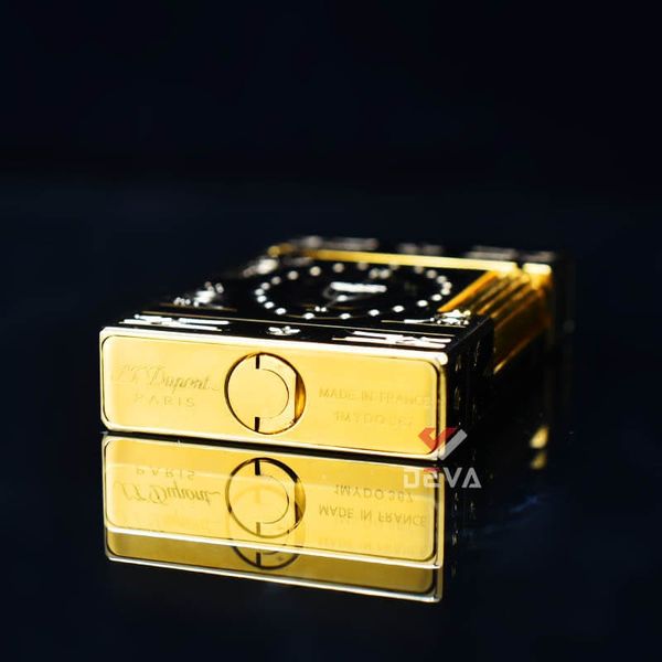 Dupont Xăng Đá Sơn Mài Đen Hoa Văn Hoàng Gia Cổ Điển Châu Âu D08-DX